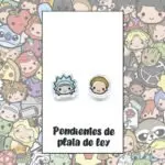 Pendientes Plata Rick & Morty
