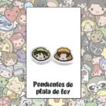 Pendientes Plata Luffy & Ace One Piece