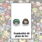 Pendientes Plata Midoriya Izuku & Uraraka Ochaco Boku no Hero Academia