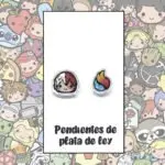 Pendientes Plata Todoroki Shoto