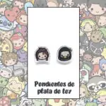 Pendientes Plata Kamado Tanjiro & Nezuko
