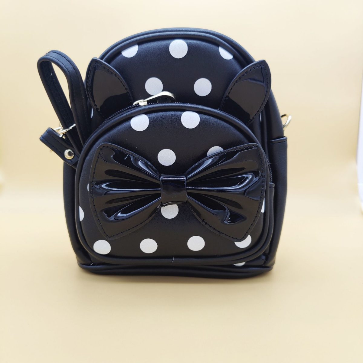Bolso Negro Lunares - Imagen 1