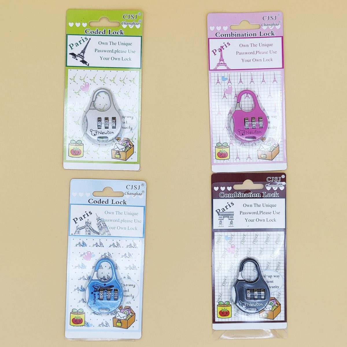 Candados Códigos Kawaii - Imagen 1