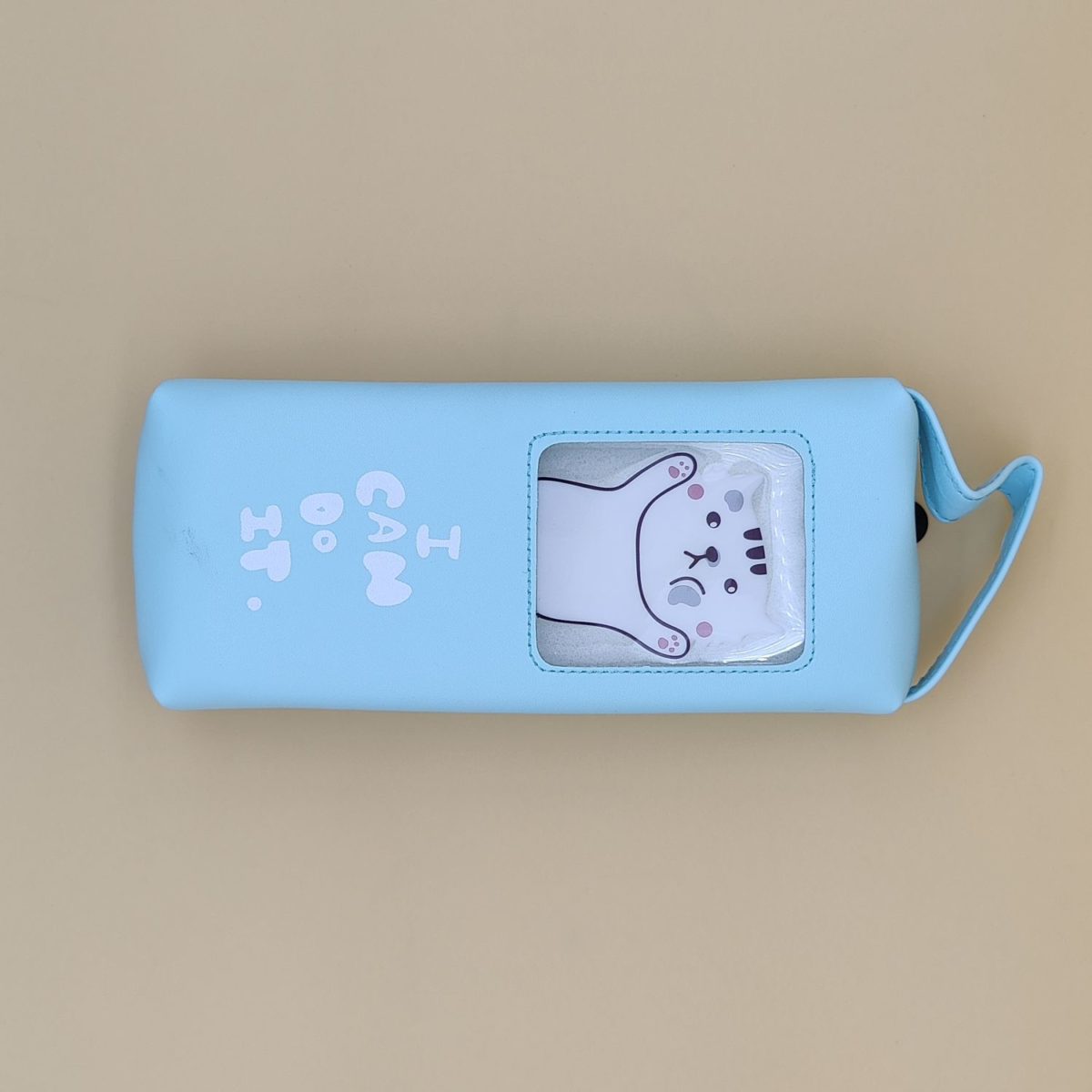 Estuche Celeste Gato - Imagen 1