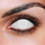 Lentillas Cosplay Blanco completo sin pupilas
