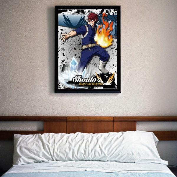 Poster Shoto Todoroki de Boku no Hero Academia
