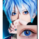 Lentillas cosplay Azul oscuro liso