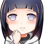 Sticker de Hinata pequeño