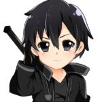 Sticker de vinilo  Kirito grande
