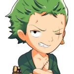 Figura Acrílica Zoro Roronoa de One Piece
