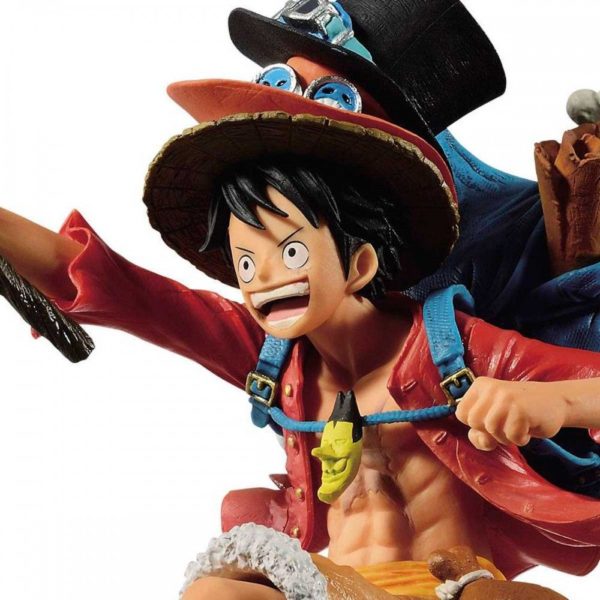 Figura One Piece – Three Brothers – Luffy - Banpresto