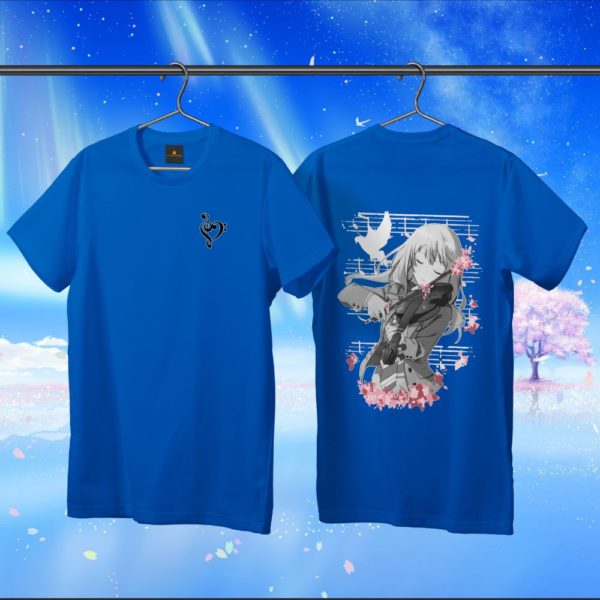 Camiseta Kaori , hear your heart Deluxe edition. de Your Lie in April (design by us)