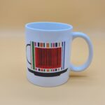 Taza térmica de código de barras