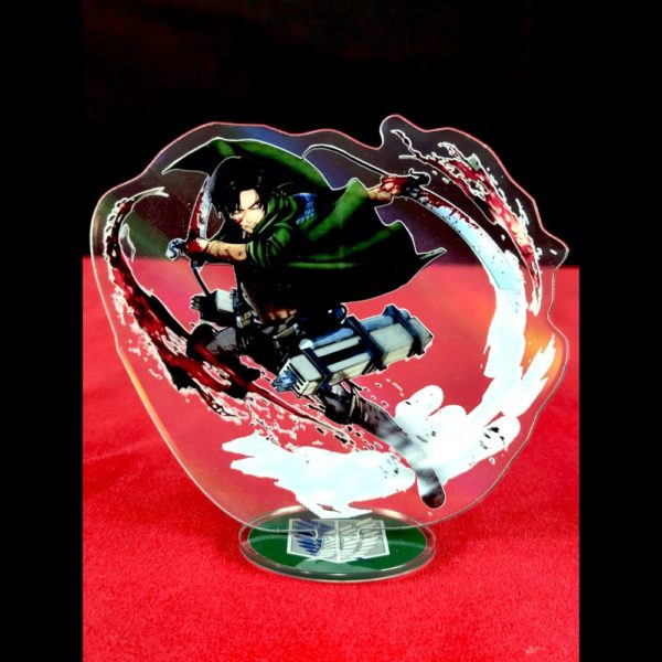 Figura Acrílica de Levi Ackerman Shingeki no Kyojin