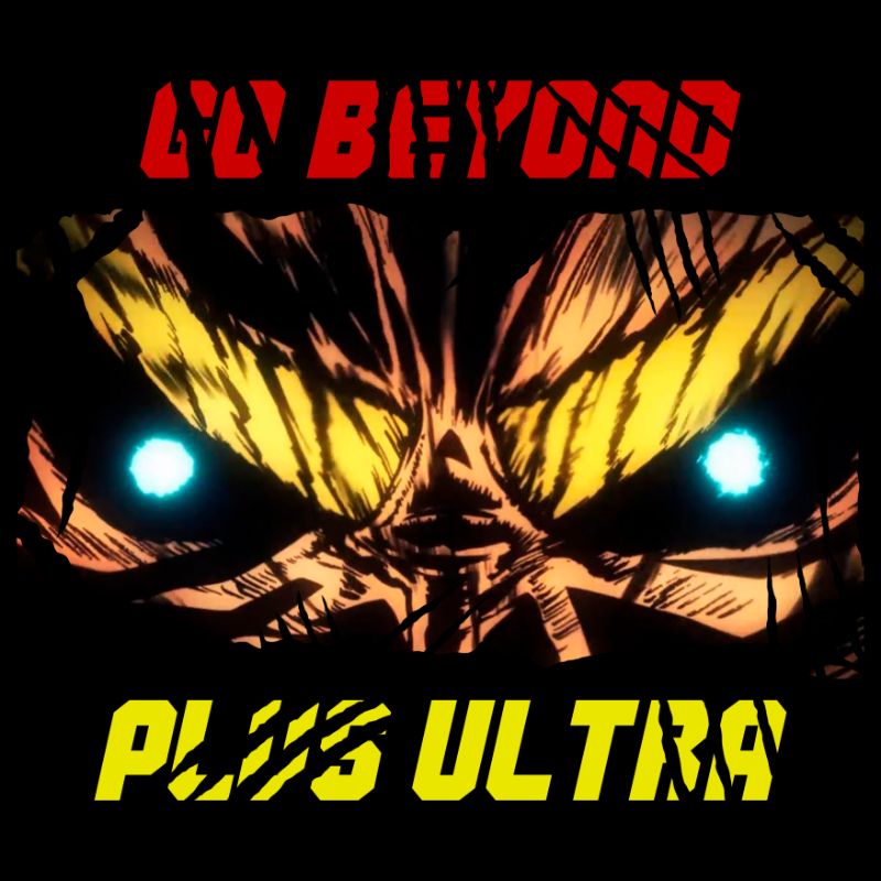 Camiseta Go Beyond Plus Ultra All Might de Boku no Hero