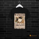 Camiseta de One Piece Wanted Luffy