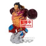 Figura One Piece Estatua BWFC 3 Super Master Stars Piece Monkey D. Luffy Gear4 The Brush - Banpresto