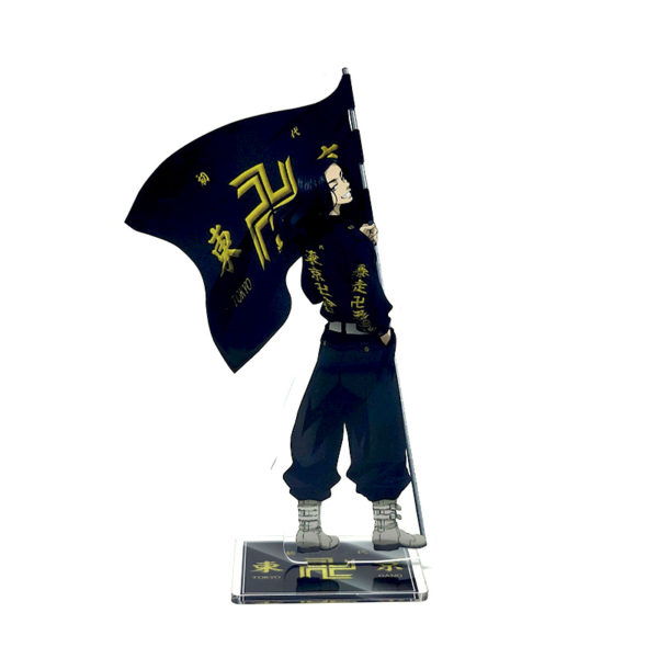 Figura Acrílica de Baji con uniforme de Tokyo Revengers