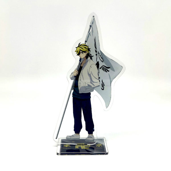 Figura Acrílica de Kazutora con uniforme de Tokyo Revengers