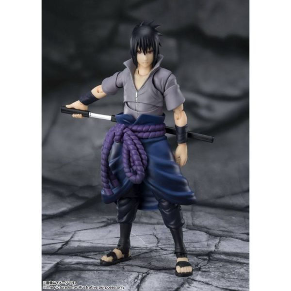 (PRE-VENTA) Figura Naruto Shippuden Figura S.H. Figuarts Sasuke Uchiha -He who bears all Hatred- 15 cm