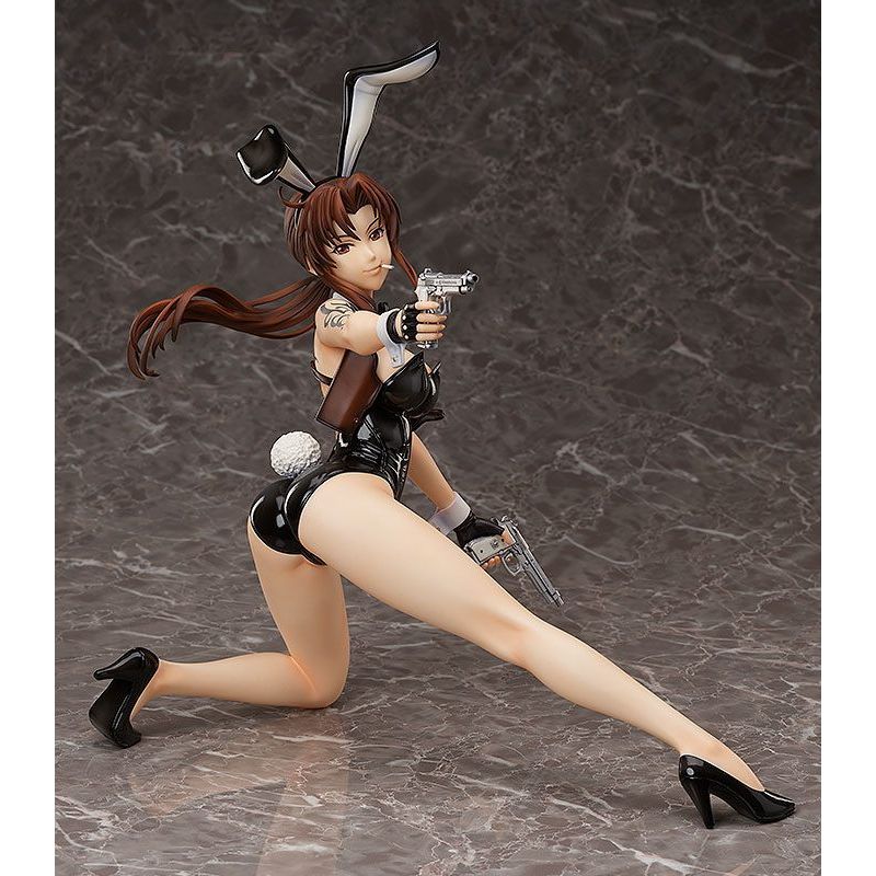 (PRE-VENTA) Figura Black Lagoon Estatua PVC 1/4 Revy Bare Leg Bunny Version 35 cm
