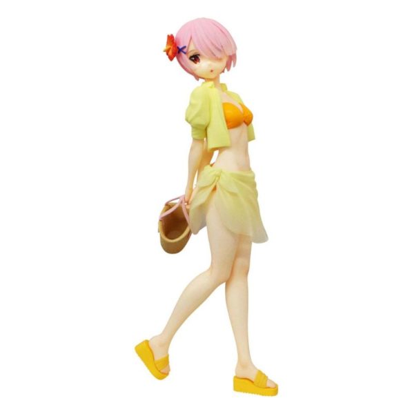 (PRE-VENTA) Figura Re:ZERO SSS Estatua PVC Ram Summer Vacation 21 cm