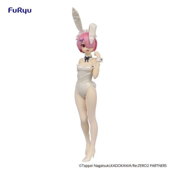 (PRE-VENTA) Figura Re:Zero - Starting Life in Another World Estatua PVC BiCute Bunnies Ram White Pearl Color Ver. 30 cm