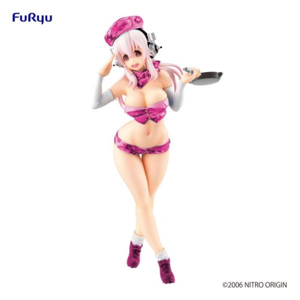 (PRE-VENTA) Figura Super Sonico Estatua PVC Special Super Sonico Military 18 cm