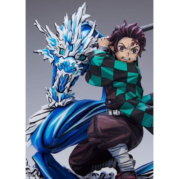 (PRE-VENTA) Figura Demon Slayer: Kimetsu no Yaiba Estatua 1/8 Tanjiro Kamado Total Concentration Paint Ver. 19 cm