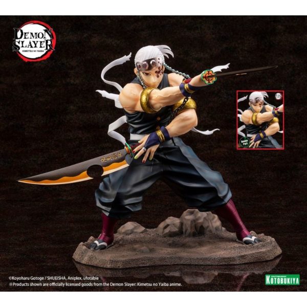 (PRE-VENTA) Figura Demon Slayer: Kimetsu no Yaiba Estatua ARTFXJ PVC 1/8 Tengen Uzui Bonus Edition 23 cm