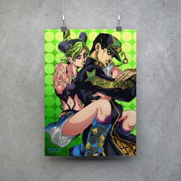 Poster Jotaro y Jolyne Cujoh Jojo´s Bizarre Adventure: Star Ocean
