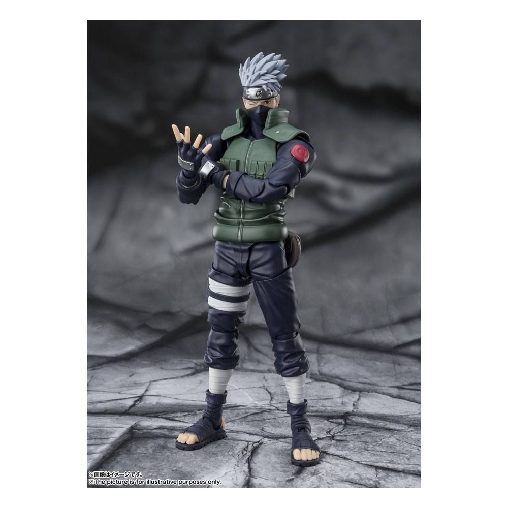 (PRE-VENTA) Figura Naruto Shippuden Figura S.H. Figuarts Kakashi Hatake -The famed Sharingan Hero- 16 cm