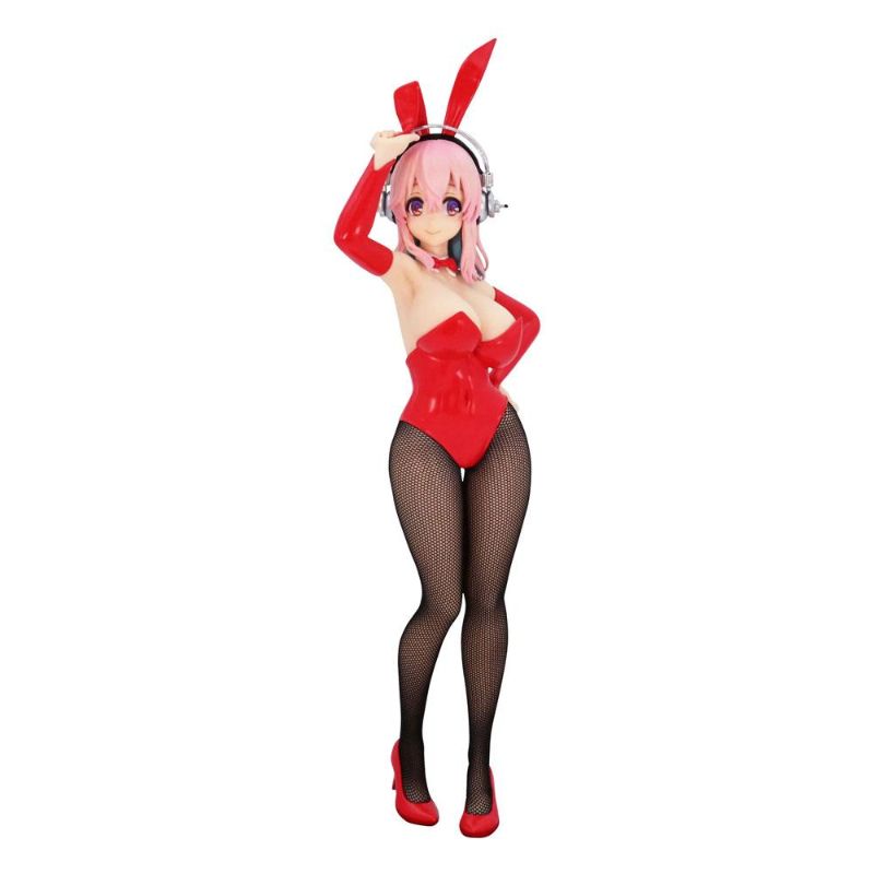 (PRE-VENTA) Figura Super Sonico Estatua PVC BiCute Bunnies Super Sonico Red Ver. 28 cm