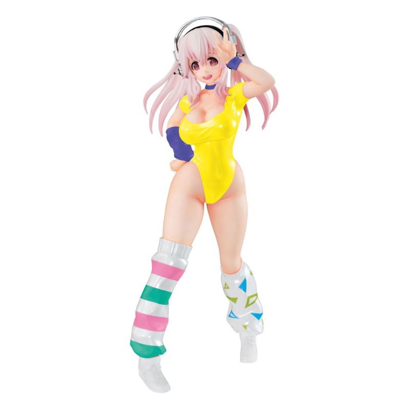 (PRE-VENTA) Figura Super Sonico Estatua PVC Super Sonico Concept Figure 80's/Another Color/Yellow Ver. 18 cm