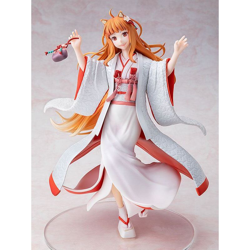(PRE-VENTA) Figura Spice and Wolf Estatua PVC 1/7 Wise Wolf Holo Wedding Kimono Ver. 26 cm