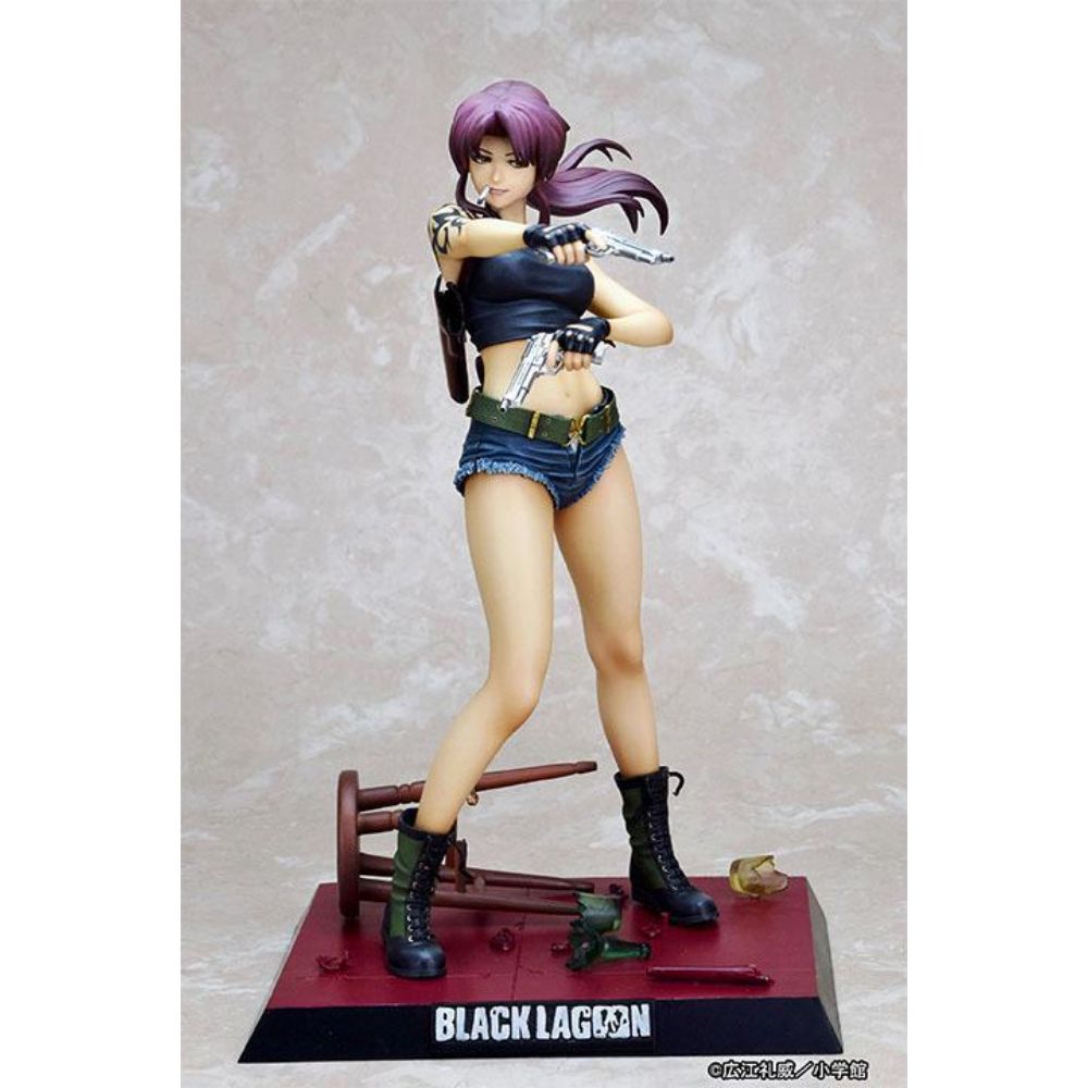 (PRE-VENTA) Figura Black Lagoon Estatua 1/6 PVC Black Lagoon Revy Two Hand 2022 Ver. A 26 cm