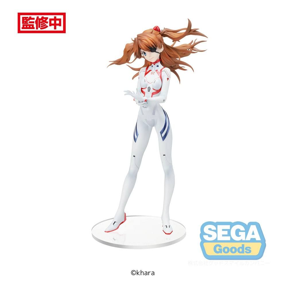 (PRE-VENTA) Figura Evangelion: 3.0+1.0 Thrice Upon a Time Estatua PVC Vignetteum SPM Asuka Last Mission 21 cm