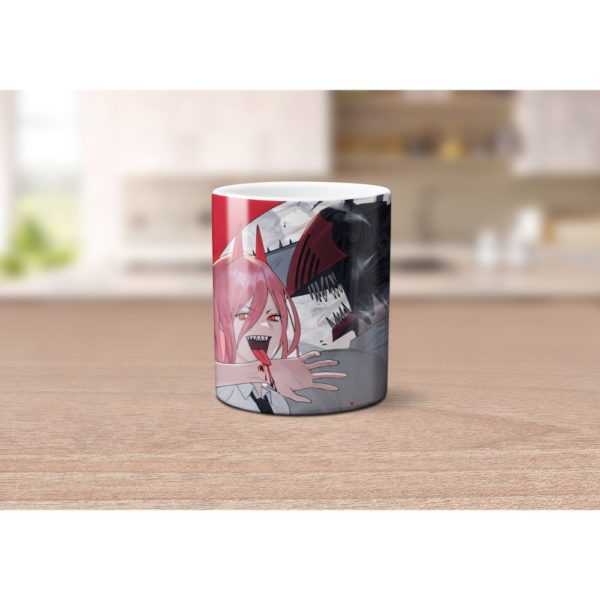 Taza Power y Denji Chainsaw Man