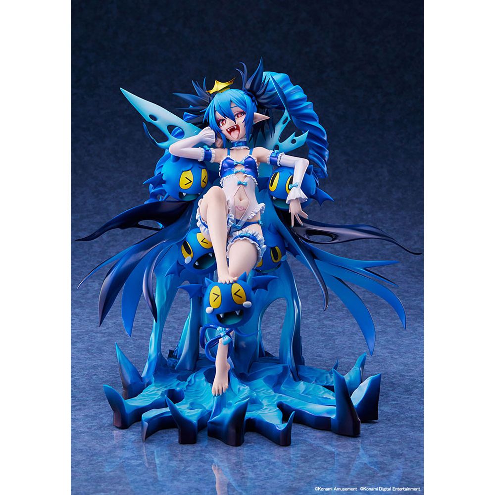 (PRE-VENTA) Figura Bombergirl Estatua PVC 1/7 Aqua Lewysia Aquablue Vampire Negligee Ver. 25 cm