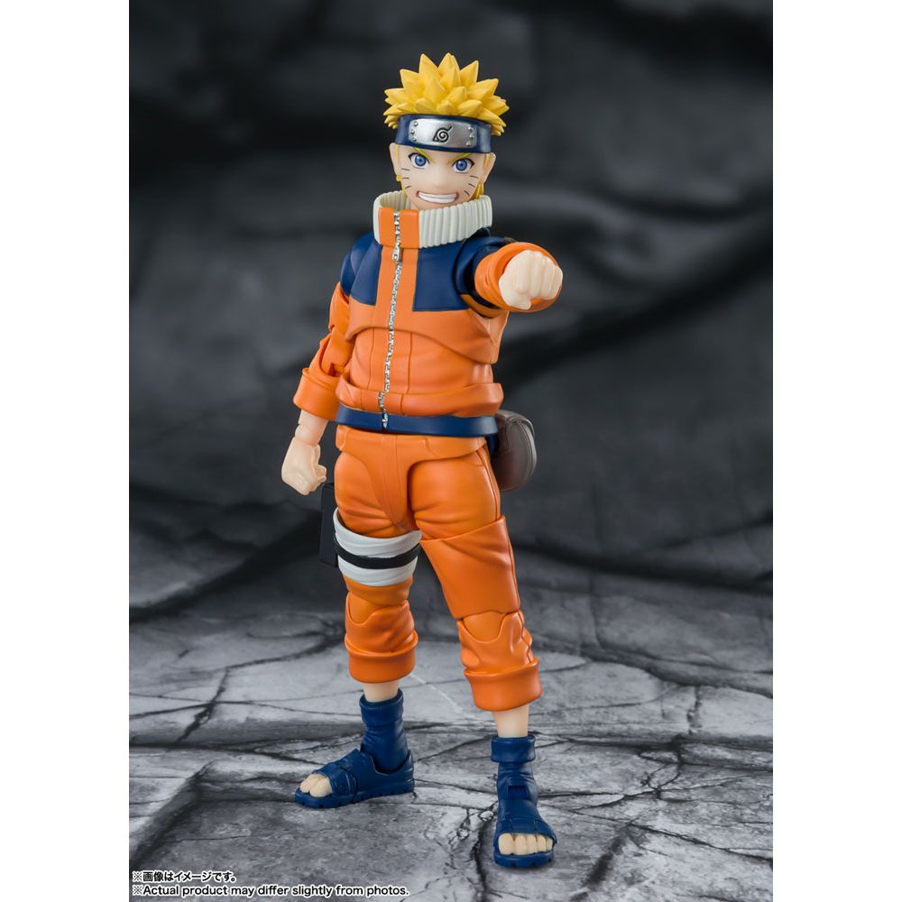 (PRE-VENTA) Figura Naruto Figura S.H. Figuarts Naruto Uzumaki -The No.1 Most Unpredictable Ninja- 13 cm