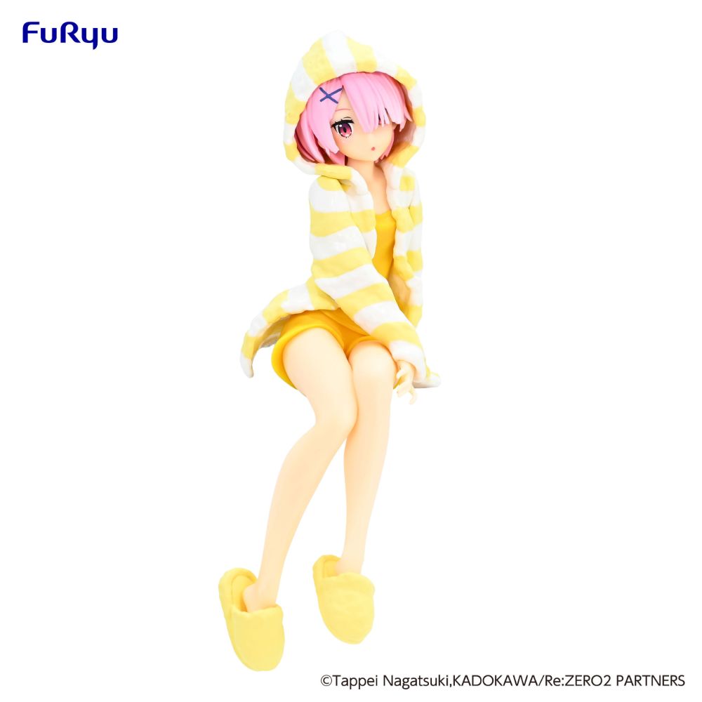 (PRE-VENTA) Figura Re:Zero Estatua PVC Noodle Stopper Ram Room Wear Yellow Color Ver. 14 cm