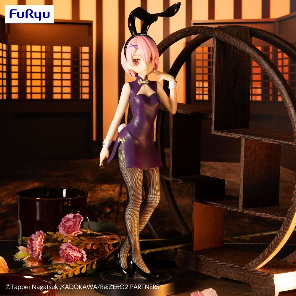 (PRE-VENTA) Figura Re:Zero Estatua PVC BiCute Bunnies Ram China Antique Ver. 35 cm