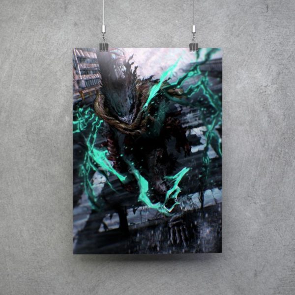 Poster Deku Seinen (Dark Deku) Boku no Hero Academia