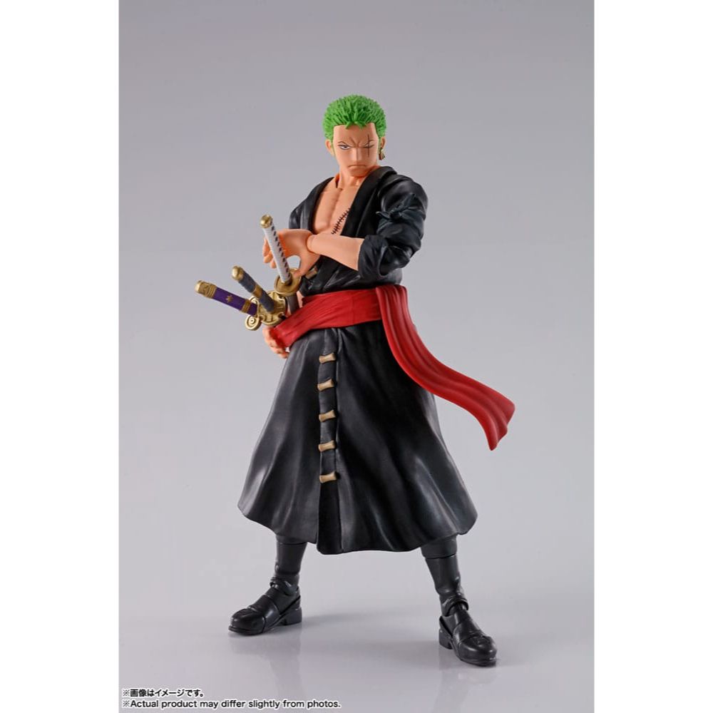 (PRE-VENTA) Figura One PieceFigura S.H. Figuarts Roronoa Zoro (The Raid on Onigashima) 15 cm