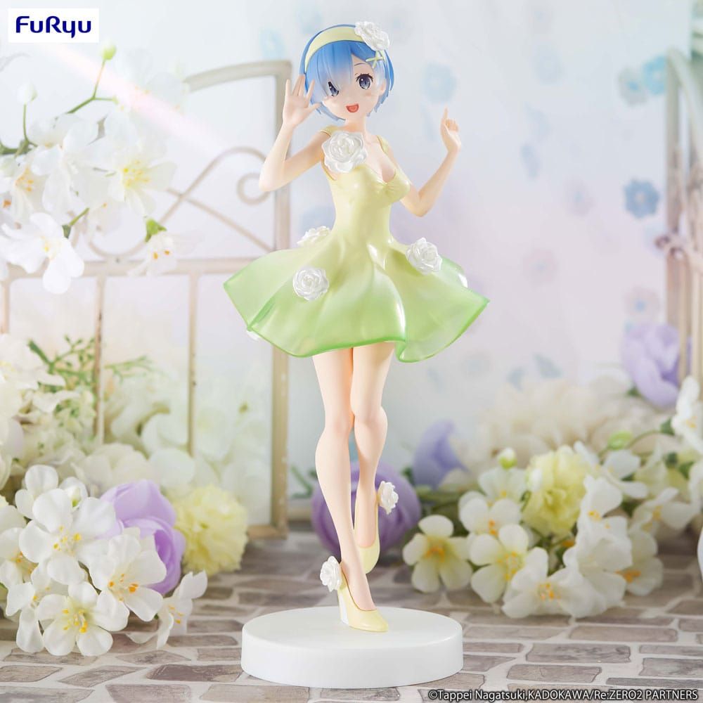 (PRE-VENTA) Figura Re: Zero Estatua PVC Trio-Try-iT Rem Flower Dress 21 cm