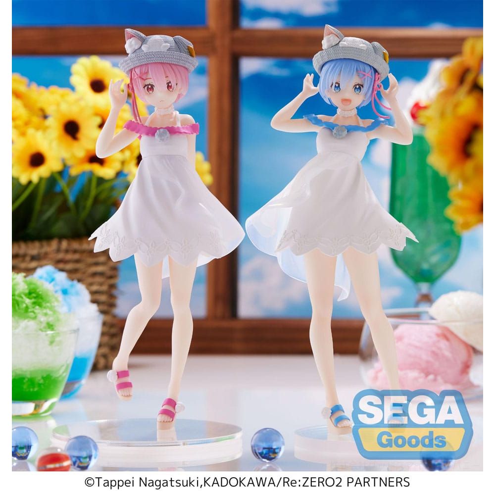 (PRE-VENTA) Figura Re:Zero Starting Life in Another World Estatua Luminasta PVC Ram Nyatsu Day 19 cm