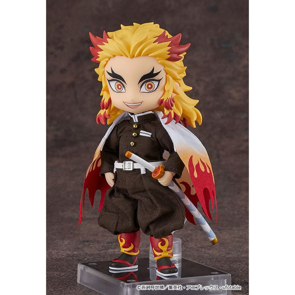 (PRE-VENTA) Figura Demon Slayer: Kimetsu no Yaiba Figura Nendoroid Doll Kyojuro Rengoku 14 cm