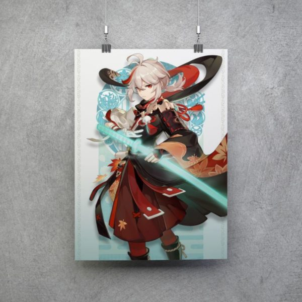 Poster Kaedehara Kazuha de Genshin Impact