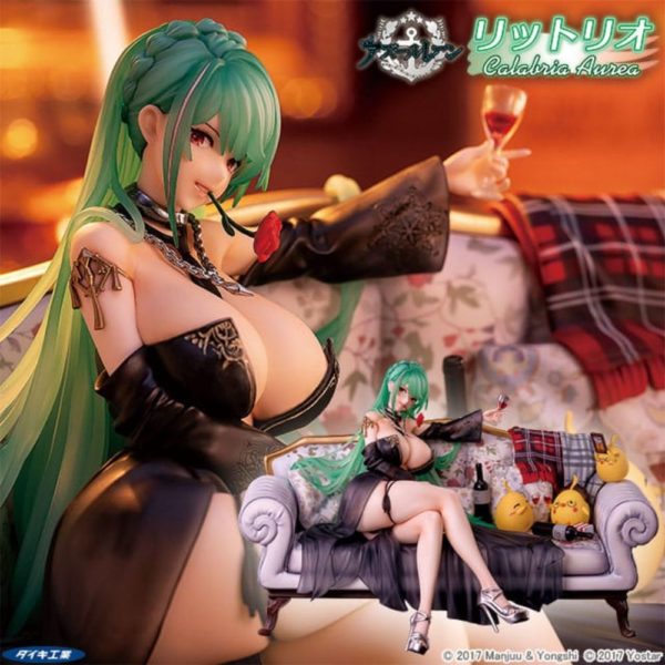 (PRE-VENTA) Figura Azur Lane Estatua 1/7 Littorio Calabria Aurea 14 cm