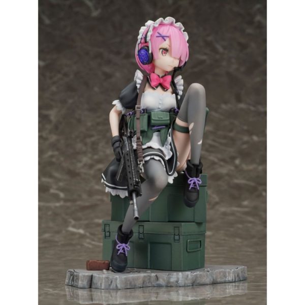(PRE-VENTA) Figura Re:Zero Starting Life in Another World Estatua PVC 1/7 Ram Military Ver. 20 cm